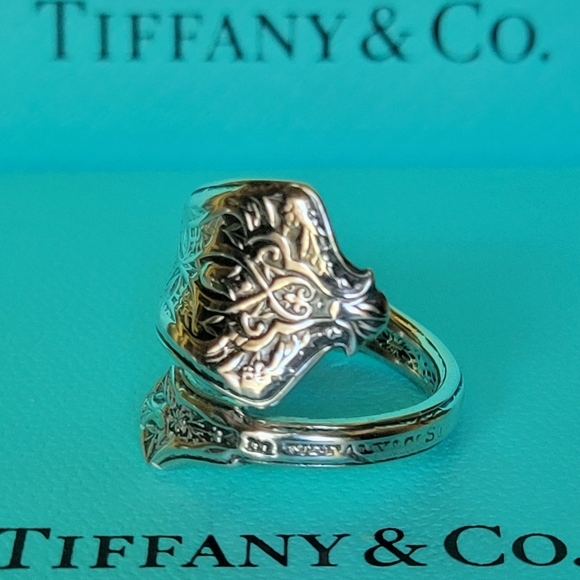 1872 Tiffany & Company Persian Spoon Ring in Sterling Silver #92 - Picture 6 of 13